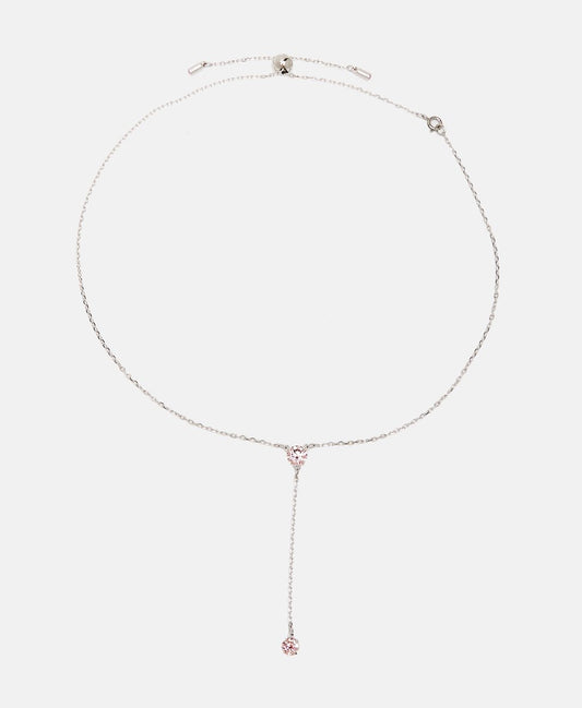 Swarovski řetízek s přívěskem Stříbrná 1