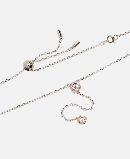 Swarovski řetízek s přívěskem Stříbrná 2