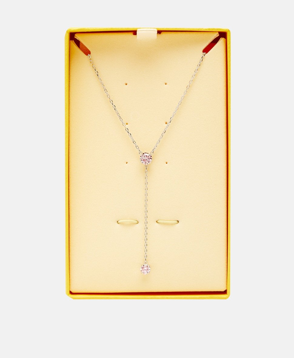 Swarovski řetízek s přívěskem Stříbrná 3