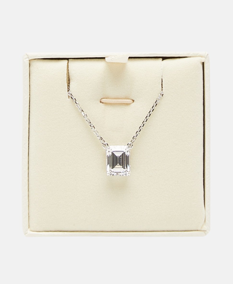Swarovski řetízek s přívěskem Stříbrná 3