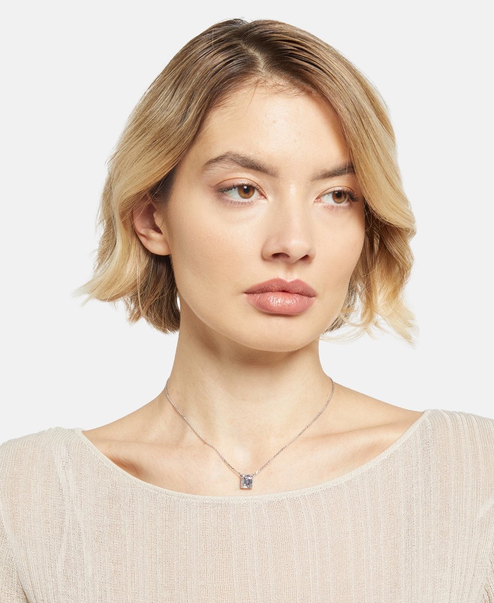 Swarovski řetízek s přívěskem Stříbrná 4