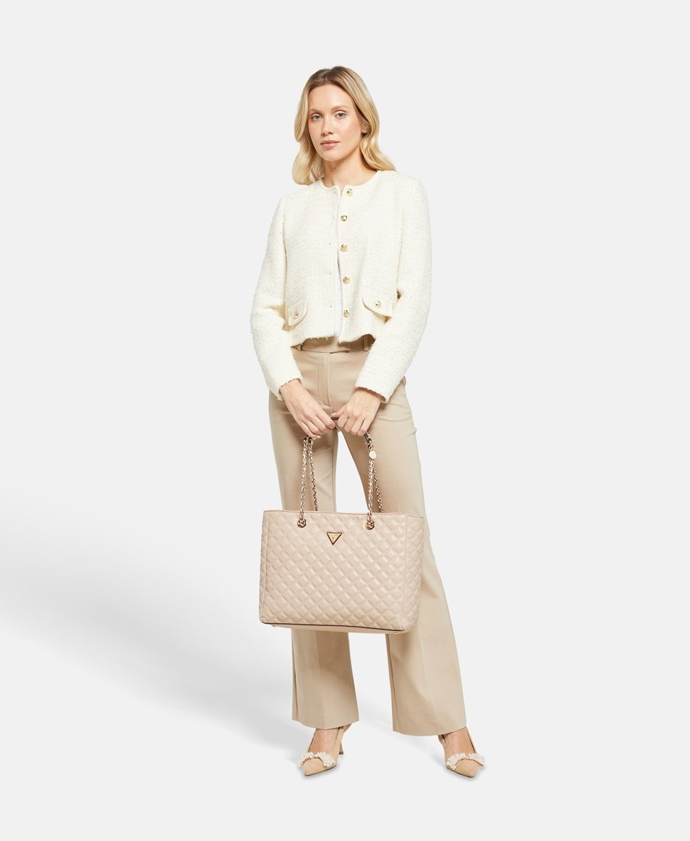 Guess kabelka tote Ecru 5