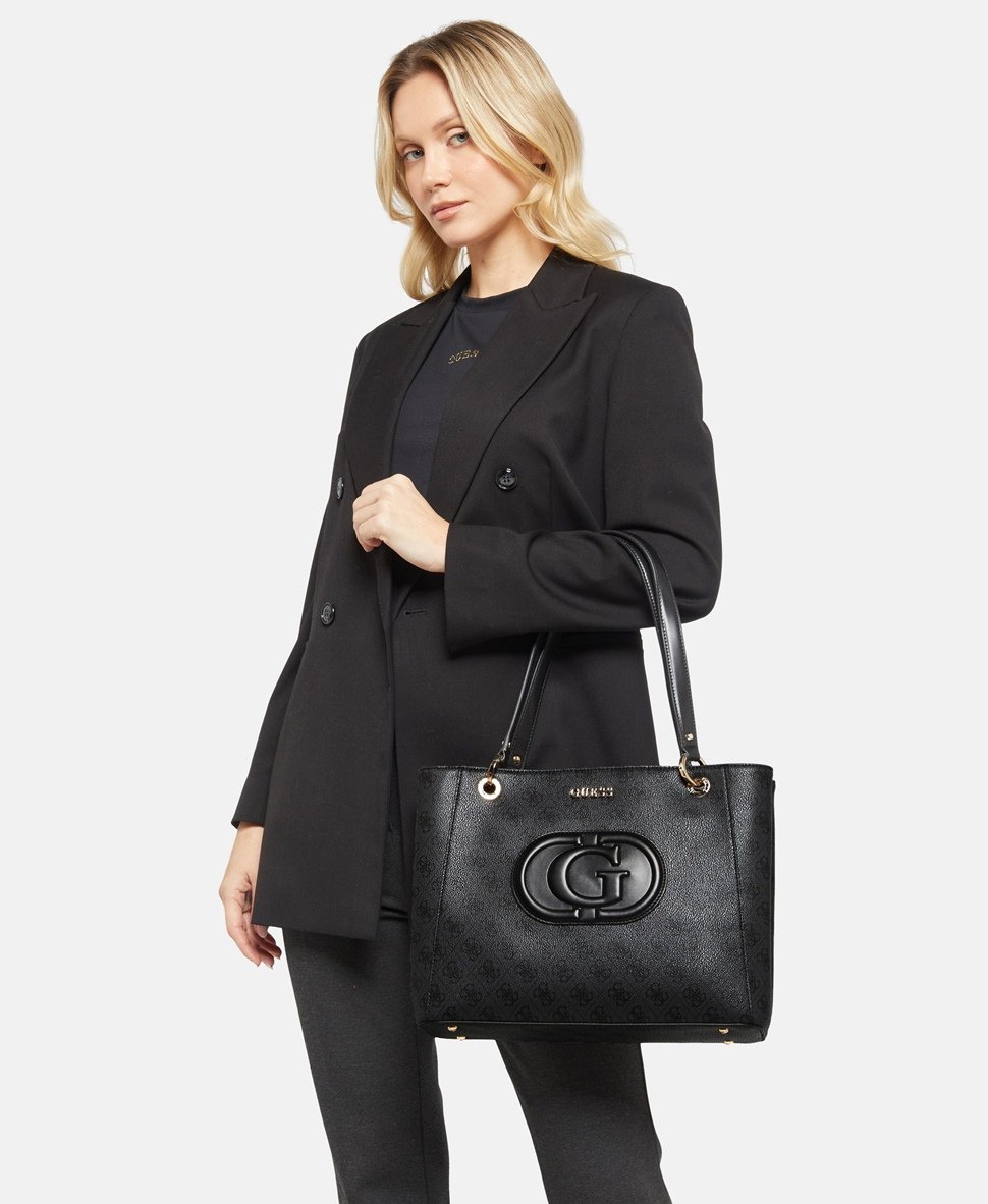 Guess kabelka tote Antracitová 5