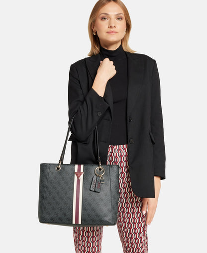 Guess kabelka tote Antracitová 5