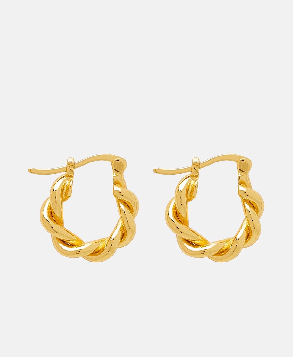 Lawrence Grey Jewelry Obručové náušnice Zlatá 2