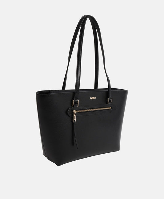 DKNY kožená kabelka shopper Černá 1