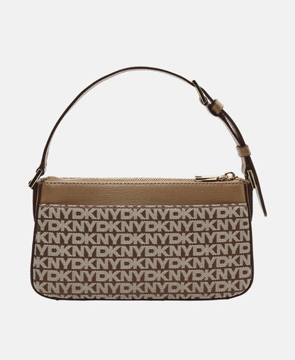 DKNY kožená kabelka Karamelová 4
