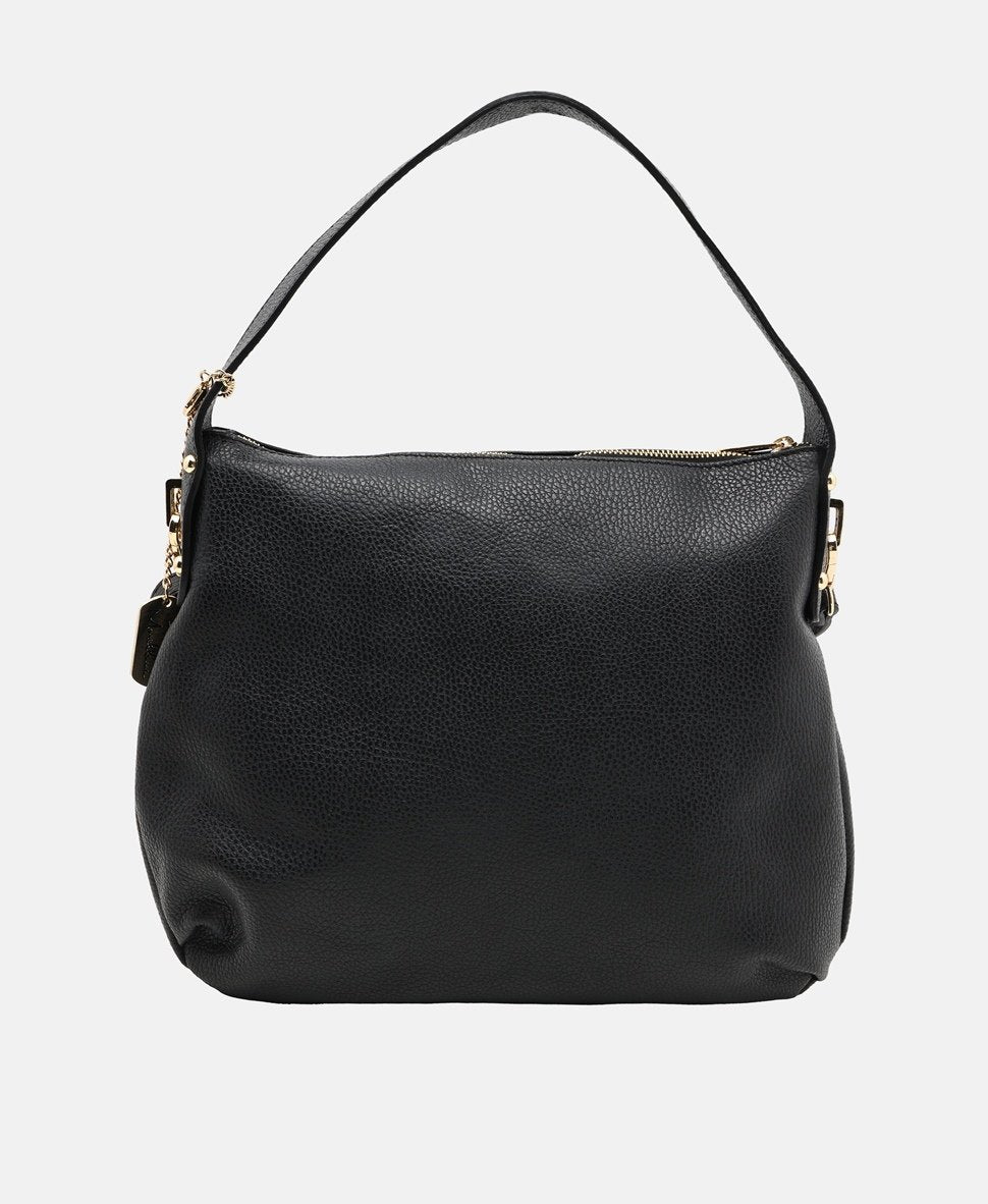 Anna Morellini kožená kabelka shopper Černá 4