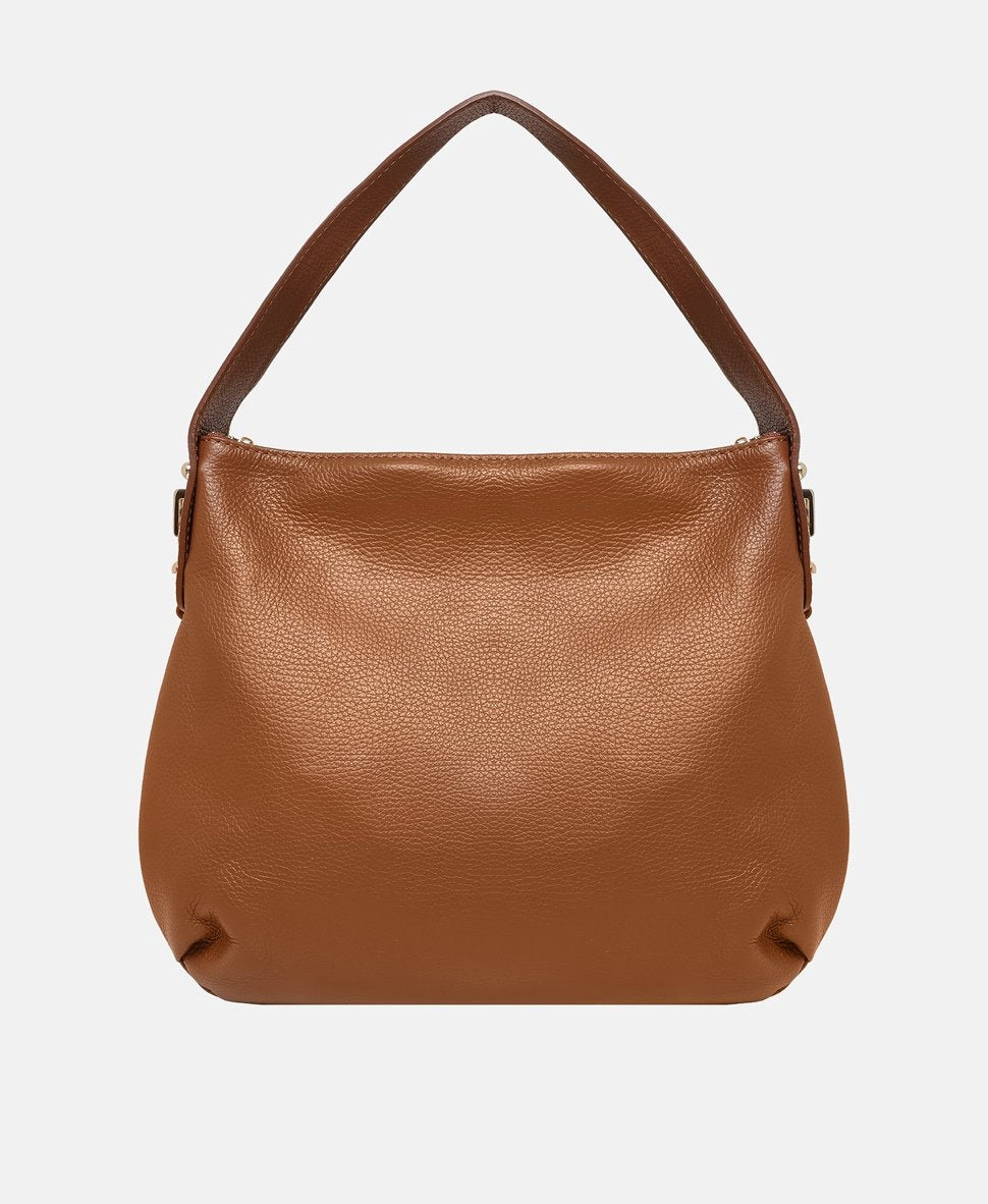 Anna Morellini kožená kabelka shopper Camel 4
