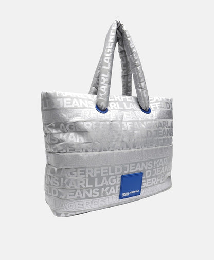 Karl Lagerfeld kabelka shopper Stříbrná 1