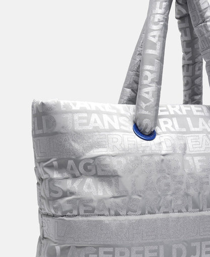 Karl Lagerfeld kabelka shopper Stříbrná 2