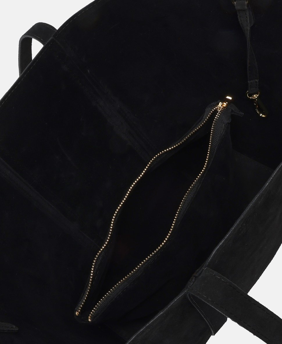 Santini Firenze kožená kabelka shopper Černá 3