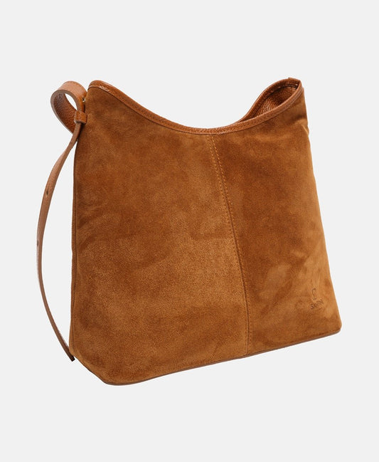 Santini Firenze kožená kabelka shopper Camel 1
