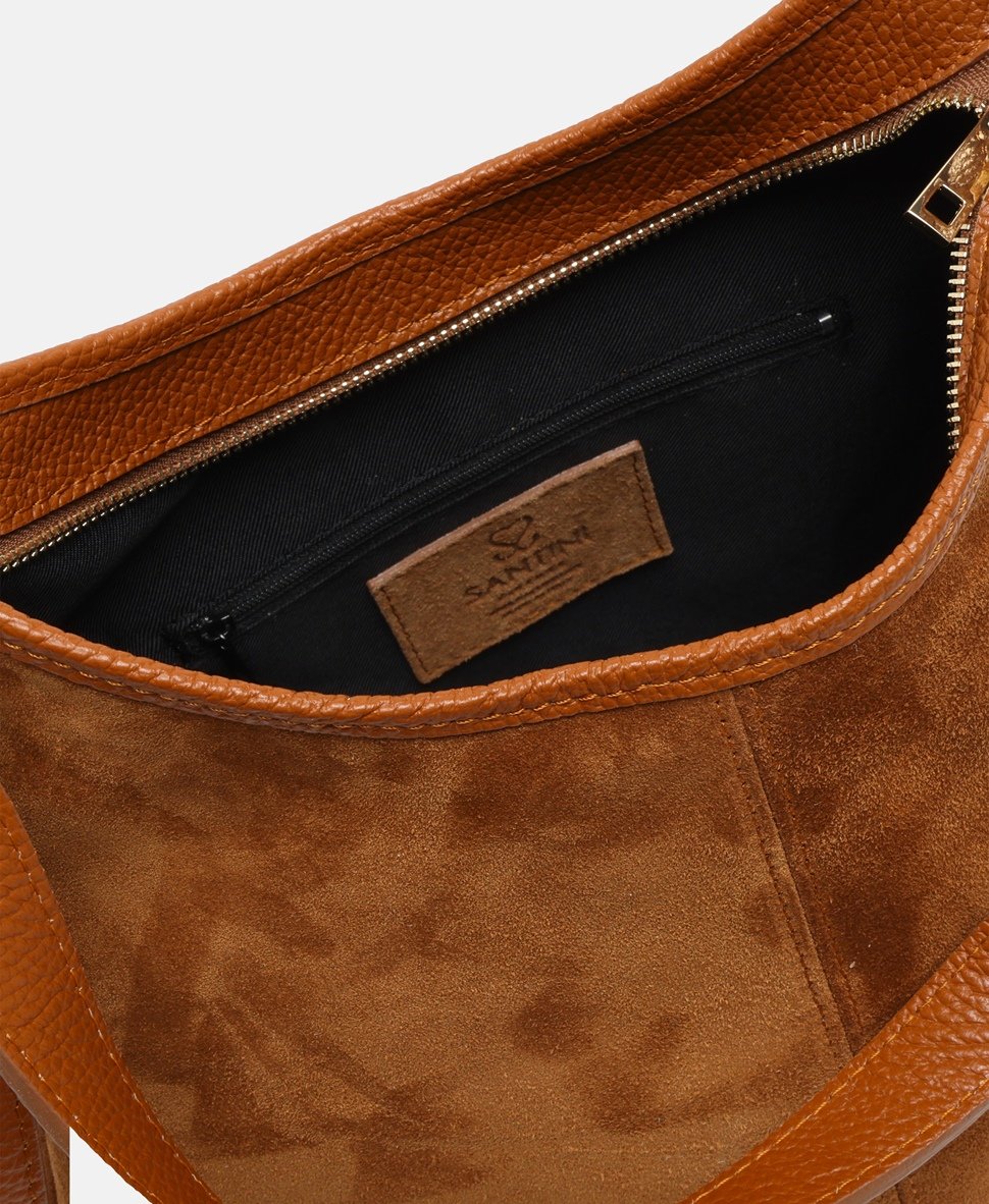 Santini Firenze kožená kabelka shopper Camel 3