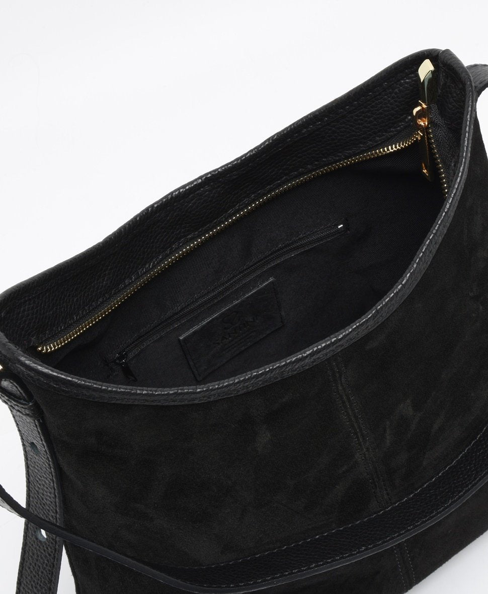 Santini Firenze kožená kabelka shopper Černá 3