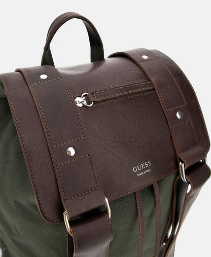 Guess kožený batoh Khaki 4