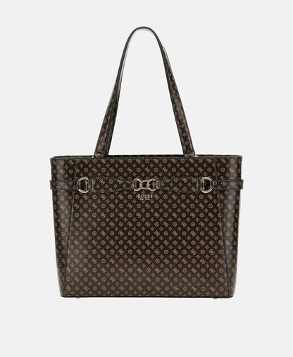 Guess kabelka tote Tmavě hnědá 1