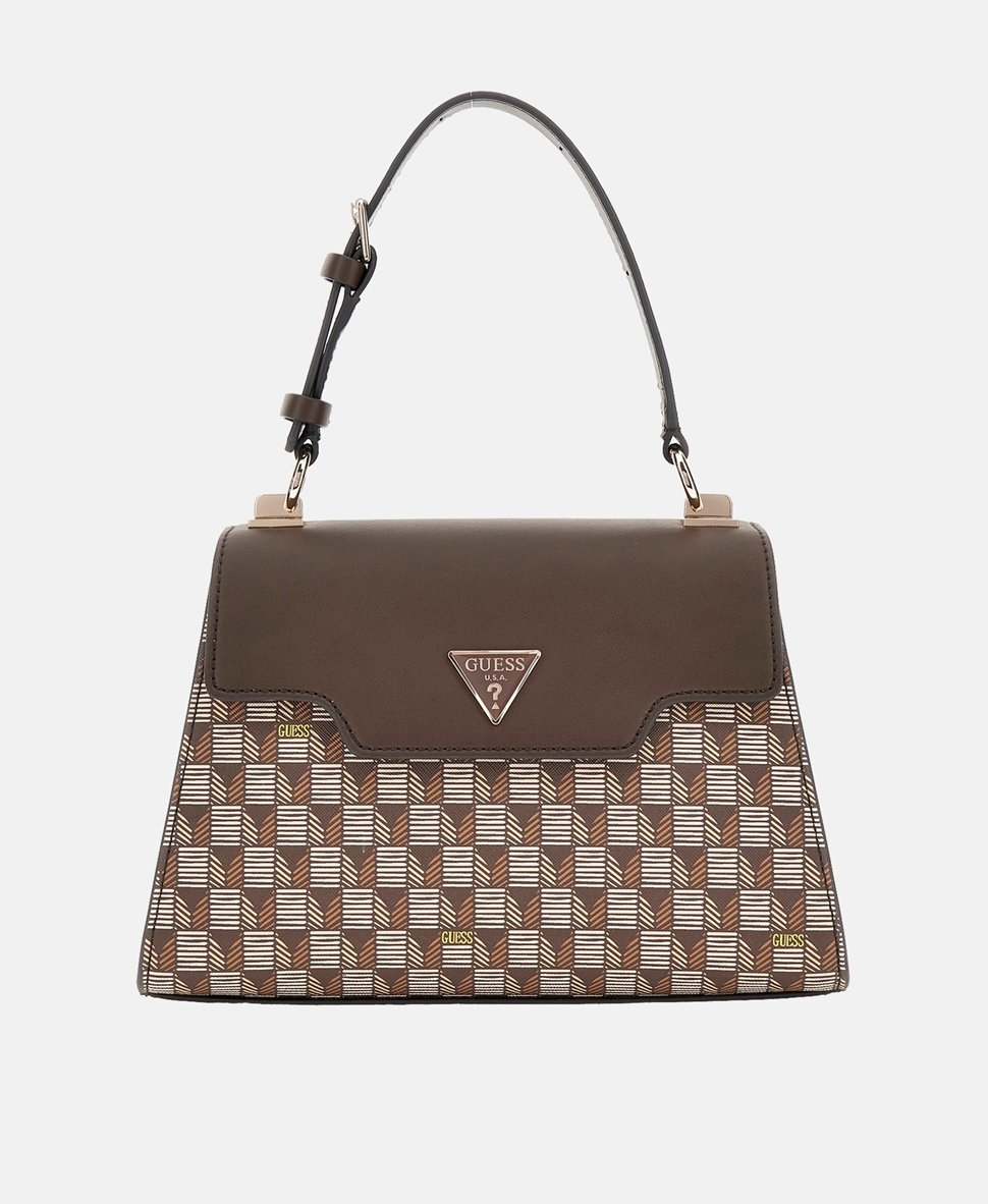 Guess kabelka přes rameno Hnědá 1