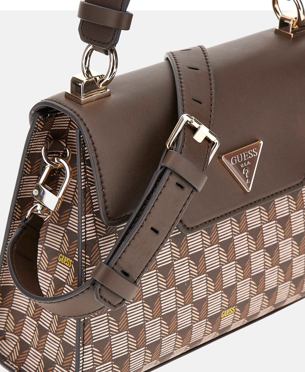 Guess kabelka přes rameno Hnědá 2