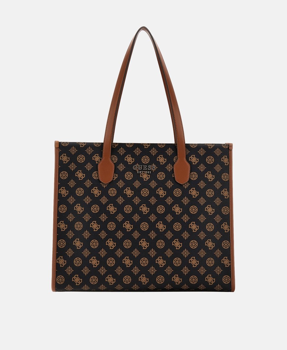 Guess kabelka tote Tmavě hnědá 1