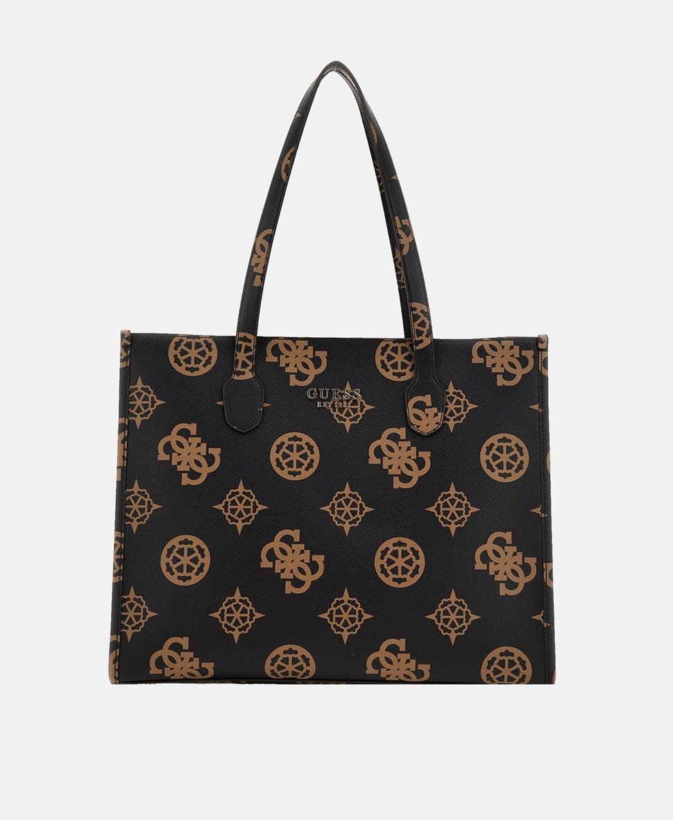 Guess kabelka tote Tmavě hnědá 1