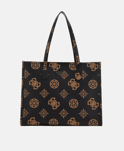 Guess kabelka tote Tmavě hnědá 1