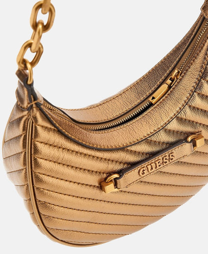Guess hobo kabelka Bronzová 3