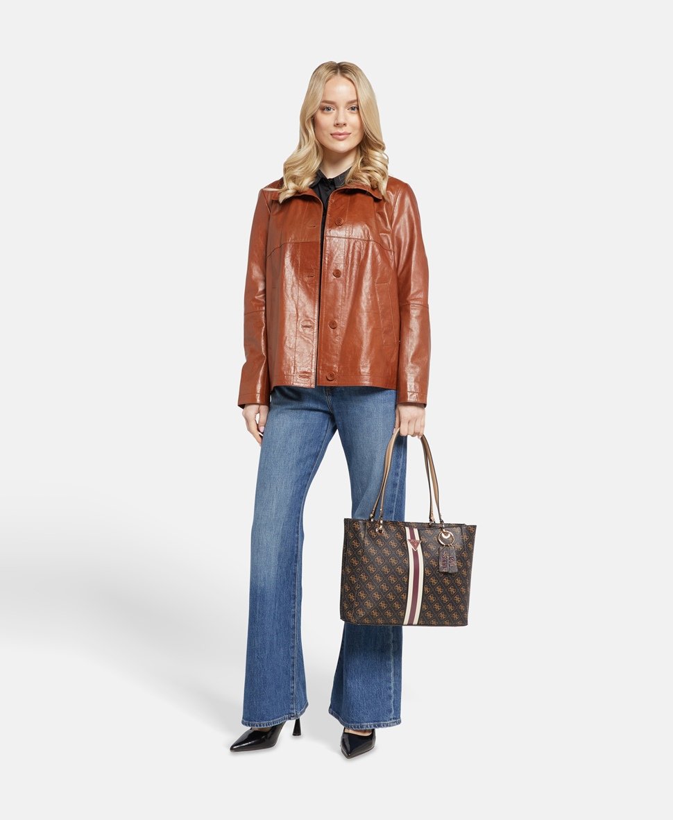 Guess kabelka shopper Hnědá 5