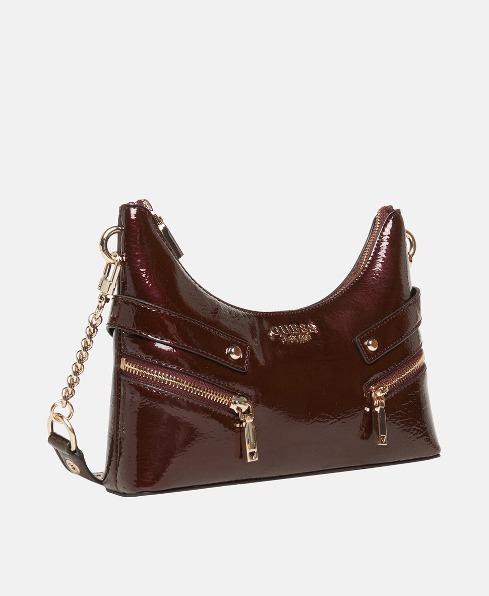 Guess kabelka přes rameno Vínová 1