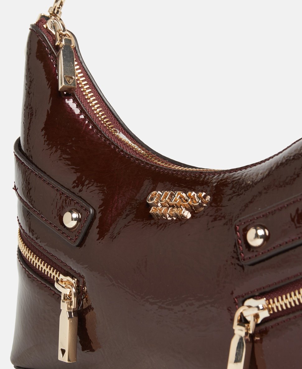 Guess kabelka přes rameno Vínová 2