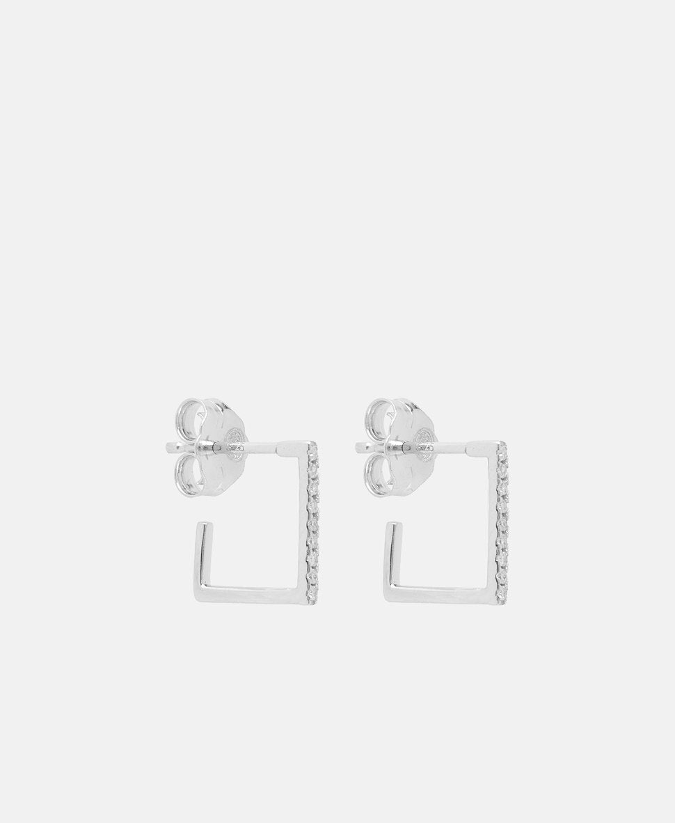 Muse Jewels diamantové náušnice Bílé zlato 1