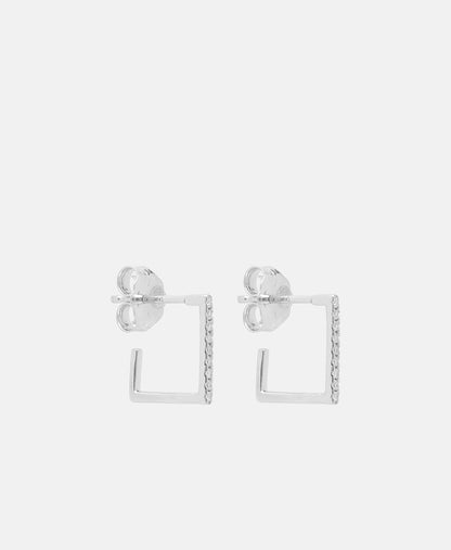 Muse Jewels diamantové náušnice Bílé zlato 1