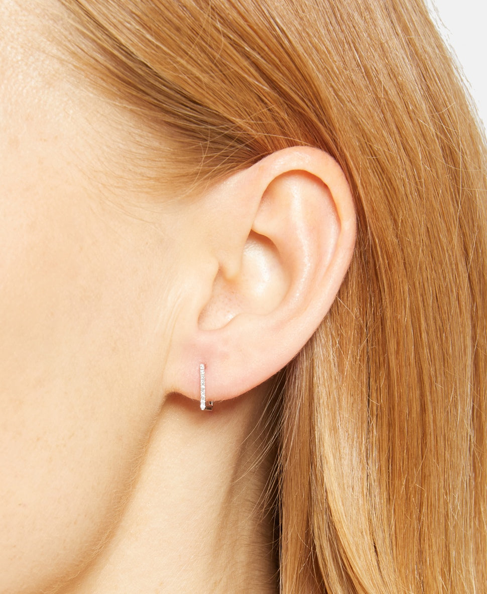 Muse Jewels diamantové náušnice Bílé zlato 4