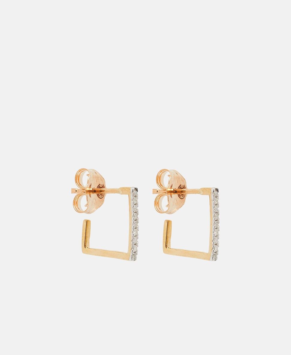 Muse Jewels diamantové náušnice Zlatá 1