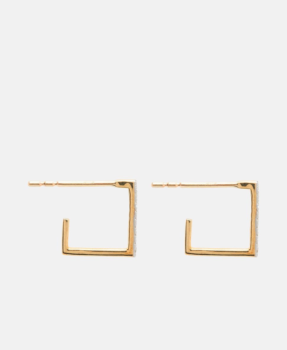 Muse Jewels diamantové náušnice Zlatá 2