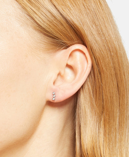 Muse Jewels diamantové puzetové náušnice Bílé zlato 4