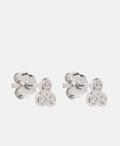 Muse Jewels diamantové puzetové náušnice Bílé zlato 1