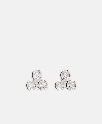 Muse Jewels diamantové puzetové náušnice Bílé zlato 2