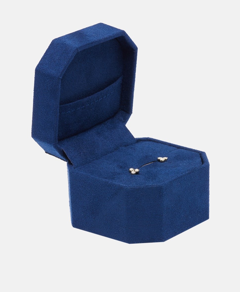 Muse Jewels diamantové puzetové náušnice Zlatá 3