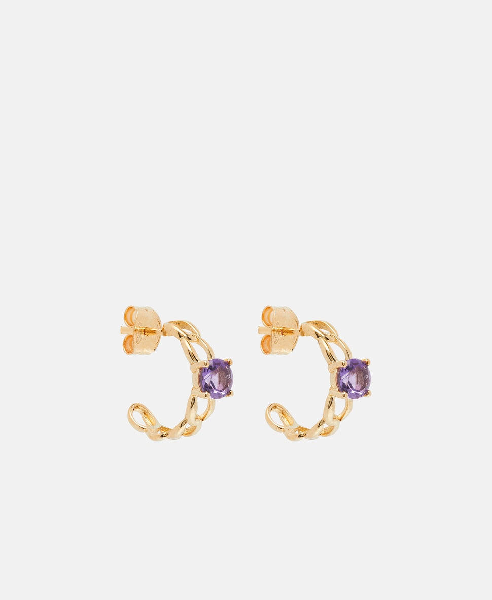 Muse Jewels Obručové náušnice Zlatá 1