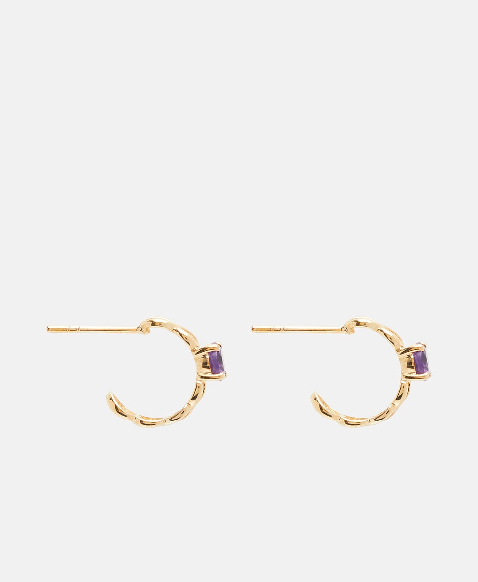 Muse Jewels Obručové náušnice Zlatá 2