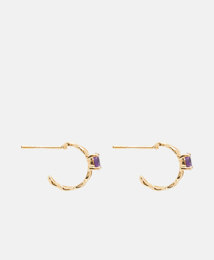 Muse Jewels Obručové náušnice Zlatá 2