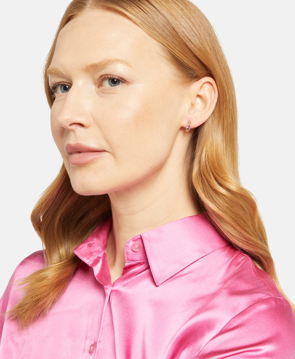 Muse Jewels Obručové náušnice Zlatá 4