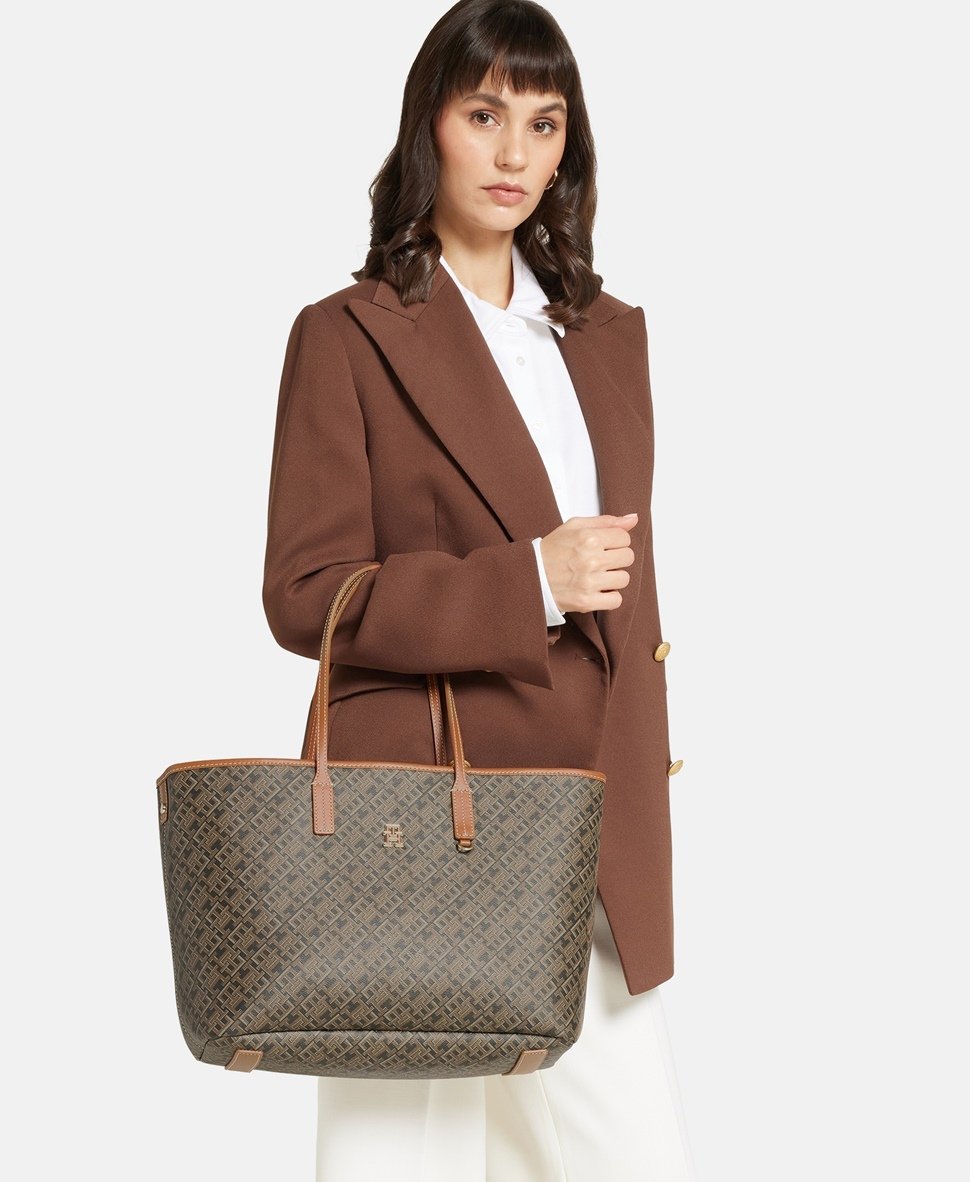 Tommy Hilfiger kabelka shopper Kávová 5