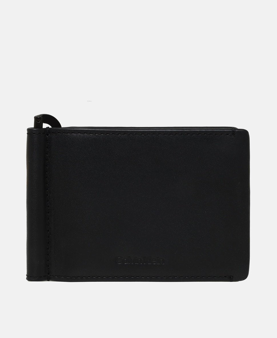 Calvin Klein kožená peněženka Černá 1