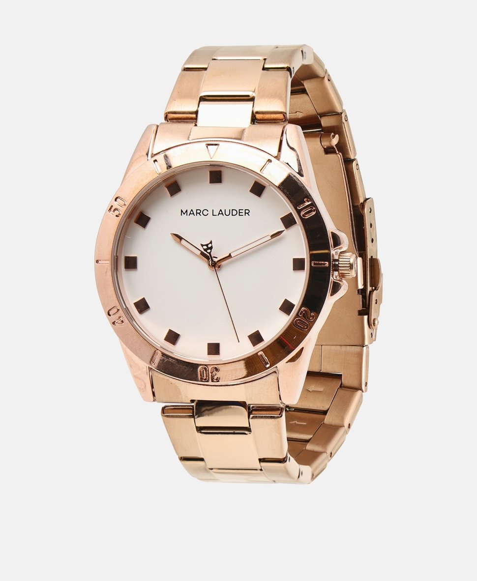 Marc Lauder hodinky Růžově zlatá 1