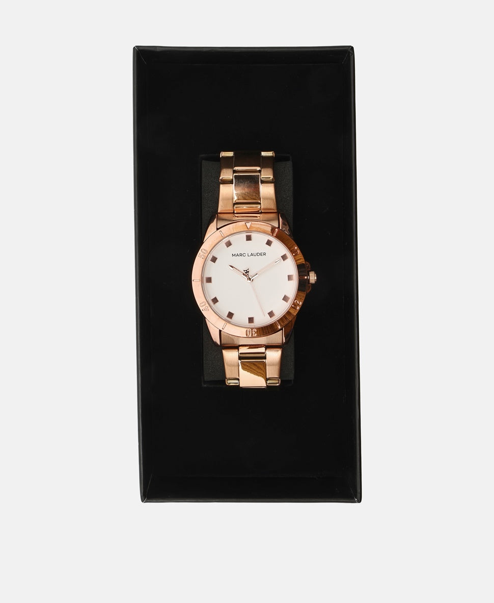 Marc Lauder hodinky Růžově zlatá 4