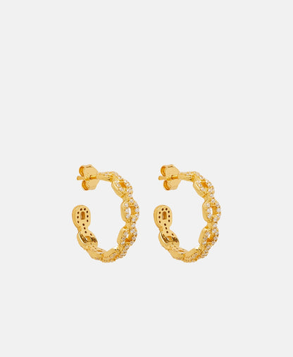 Lawrence Grey Jewelry Obručové náušnice Zlatá 1