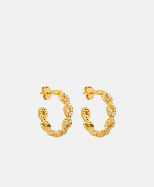 Lawrence Grey Jewelry Obručové náušnice Zlatá 1