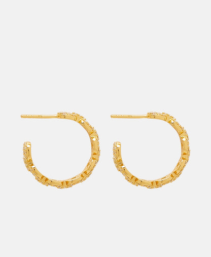Lawrence Grey Jewelry Obručové náušnice Zlatá 2